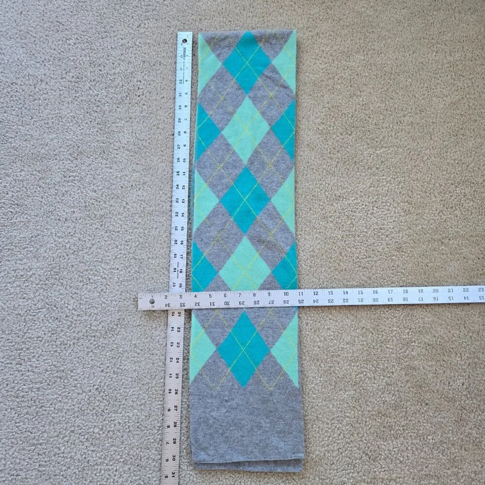 J. Crew Cashmere Argyle Scarf